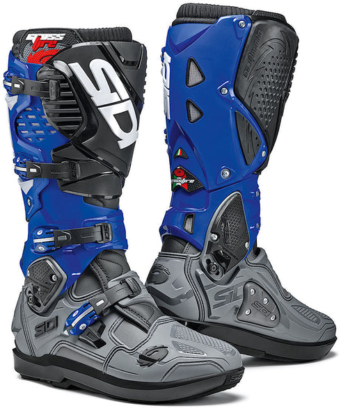 BOOTS CROSSFIRE 3 SRS GREY BLUE BLACK